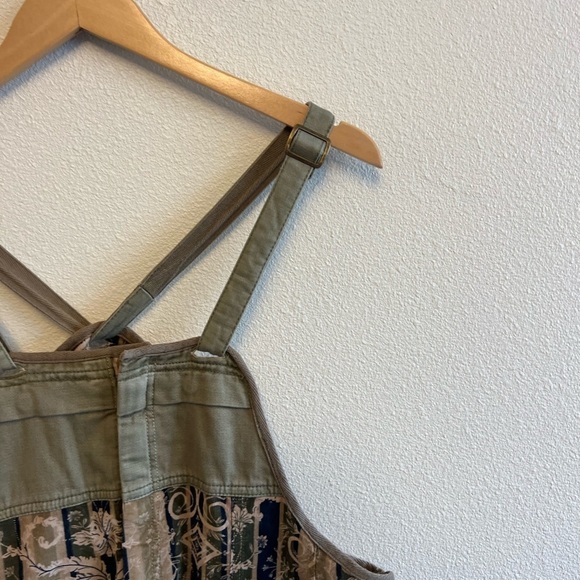 Free People Hold on Cords Overalls in Navy Combo - Picture 6 of 12